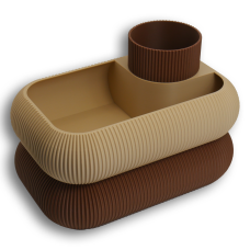 2 Draw Twisting Makeup Box 2 Draw Twisting Makeup Box