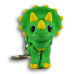 Tipsy Triceratops Keyring