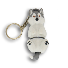 Husky Dog Keyring